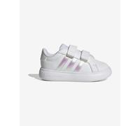 adidas Unisex Baby Grand Court 3.0 Bubble Shoes Infants, FTWR White/Iridescent/Almost Pink, 8.5 UK Child