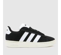 adidas Grand Court Alpha Trainers in Black & White UK 5