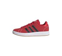 adidas Grand Court Base 00s Shoes, Leather Upper, Red
