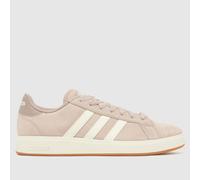 adidas Men's Grand Court Base 00s Shoes, Wonder Taupe/Off White/Grey, 11 UK