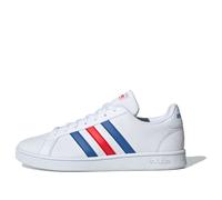adidas Grand Court Base 'White Blue Active Red' EE7901 8.5