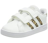 Adidas Grand Court I, Unisex Sneakers - Kids and Boys, White White White Champagne Met