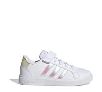adidas Grand Court Trainers Child Girls 13K White/Irides