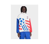 adidas Graphic Woven Track Top - White - Mens S