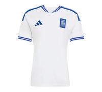 Adidas Greece 26/27 Home Short Sleeve T-shirt White M Men