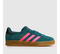 adidas Green Multi Gazelle Indoor Girls Youth Trainers UK 5 (EU 38)