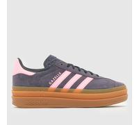 adidas Grey Gazelle Bold Girls Youth Trainers UK 3 (EU 35½)