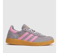 adidas Grey Multi Handball Spezial Girls Junior Trainers UK 1 (EU 33)