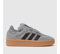 adidas Grey Samba XLG Youth Trainers UK 5 (EU 38)