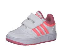 Adidas GW0440 Hoops 3.0 CF I Sneaker Kid FTWR White/Acid red/Rose Tone 6.5K