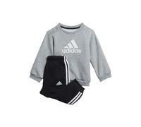 adidas H28835 I BOS Logo Jog Pants Top:Medium Grey Heather/White Bottom:Black/White 2-3Y