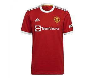 Adidas H31447 MUFC H JSY T-Shirt Mens Real red 2XL