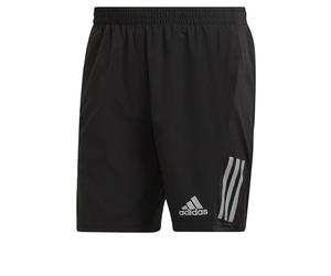 adidas H58593 OWN THE Run SHO Shorts Men's Black/Reflective Silver L 7"