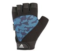 adidas Half Finger Performance Gym Gloves in Dark Blue | Size: Small Adidas Dark Blue S
