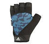 Adidas Half Finger Performance Gym Gloves In Dark Blue Dark Blue