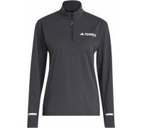 Adidas - Half-zip T-shirt - Xperior Half Zip Longsleeve W Black for Women - Size S Black S