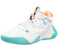 adidas Harden Stepback 3 Shoes Unisex Basketball Trainers White/Orange/Ecru 11.5 (46.7)