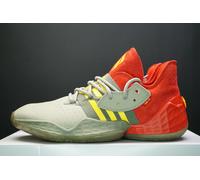 adidas Harden Vol 4 Spitfire Shoes EF9928 Red Feather Legacy Green UK 7 Sneakers