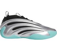 adidas Mens Harden Volume 9 'UNO' Basketball Shoes Silver/Core Black/Flash Aqua 12.5