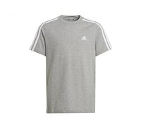 Adidas HD5972 B 3S T T-Shirt Boy's Medium Grey Heather/White 1112