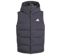 adidas - Helionic Climawarm Hooded Down Vest - Synthetic vest size XL, blue