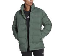Adidas Helionic Down Jacket Mens Parka Winter Green HG6282 Stand Collar Warm