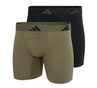 adidas Herren Boxer Brief (2PK) -Active Flex Cotton Ergonomic Shorts, 901 Assorted, M (Pack of 2)