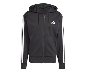 adidas Herren Essential Three Stripes Fleece Zipper Hoodie