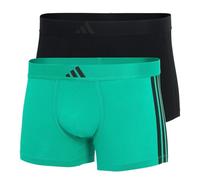 adidas Herren Low Rise Trunk (2PK) -Active Flex Cotton 3 Stripes Boxer Shorts, 902 Assorted, XL (Pack of 2)