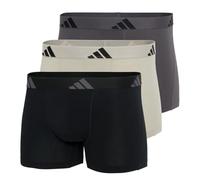 3 Pack Active Flex Cotton Trunks Grey/Beige/Black XXL