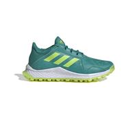 adidas Hockey Youngstar Shoes, Pure Teal/Lucid Lemon/Core Black, 3 UK Child