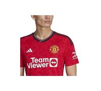 adidas Manchester United Home Shirt 2023 2024 Adults - Red red XL