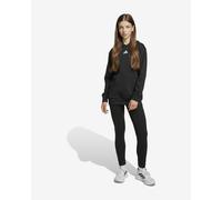 adidas Hooded Tracksuit Pure Black Junior - 170