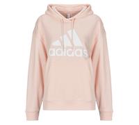 adidas Hoodies Essentials Big Logo Oversized French Terry Hoodie in Pink EU XS