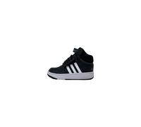 adidas Unisex Baby Hoops Mid Shoes, Core Black/Cloud White/Grey Six, 3 UK Child