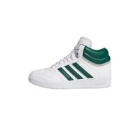 adidas Hoops 4.0 MID Shoes, Cloud White/Collegiate Green/Grey Two, 3 UK Child