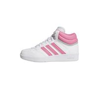 adidas Hoops 4.0 MID Shoes, FTWR White/Pink Fusion/Grey Two, 3.5 UK Child