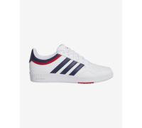 adidas Unisex Hoops 4.0 Shoes, Cloud White/Dark Blue/Team Power Red 2, 9.5 UK