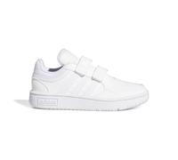 Adidas Hoops Basketball Hook-and-Loop Shoes Size: UK 13 1/2c, Colour: White
