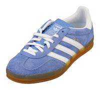 ADIDAS HQ8717 Gazelle Indoor W Sneaker Female Blue Fusion/FTWR White/Gold met. UK 7