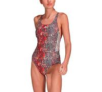 adidas HR4384 3S GFX Suit Swimsuit Women's Sand strata/preloved red/Coral Fusion/White 40