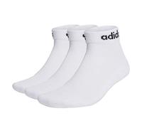 adidas Linear Ankle 3 Pack Socks White