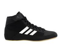 adidas HVC 2 Youth Laced Wrestling Shoes - Black/White/Grey - 1