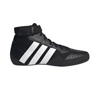 adidas HVC Plus Junior Wrestling Shoes | UK J2 in Core Black/Cloud White/Carbon