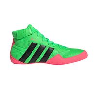 adidas HVC Plus Men's Wrestling Shoes | UK 11.5 in Screaming Green/Solar Turbo/Core Black