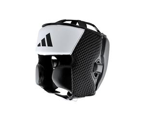 adidas Hybrid 150 Head Guard - CE-Approved Boxing Headguard with Forehead, Ear, and Cheek Protection, Multilayered Foam Padding, Non-Slip Training Gear for Boxing, MMA, & Martial Arts, Large