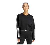 Adidas Hyperglam 3 Stripes Cropped Crewneck Sweatshirt