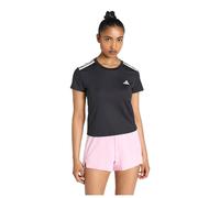 adidas Hyperglam 3-Stripes Short Sleeve T-Shirt Black Women - S