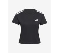 adidas Hyperglam 3-Stripes Short Sleeve T-Shirt Black Women - L
