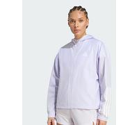 adidas Hyperglam 3-Stripes Windbreaker, Light Purple, Size 2Xl, Women Light Purple